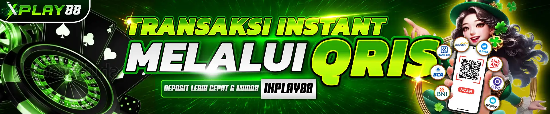 Deposit Mudah Melalui QRIS. 1 Detik langsung Masuk ( Mudah , Cepat , Aman )
