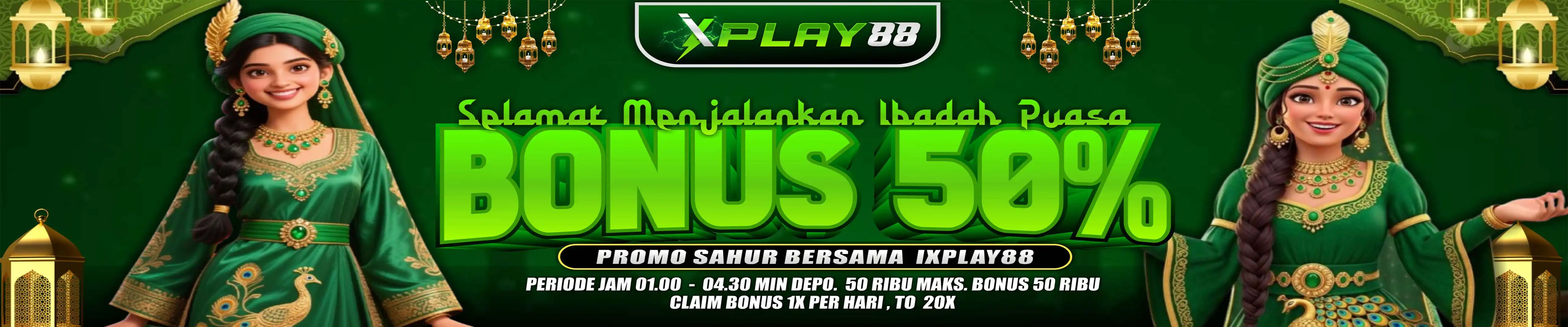 Promo Sahur Bonus Saldo 50%